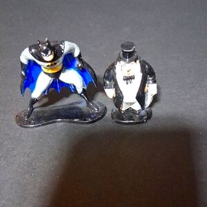 Die Cast Batman 1 Inch and Penguin Inch And A Half Figurines